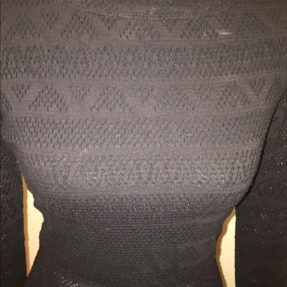 BCBG sheer peplum top - Picture 5 of 7